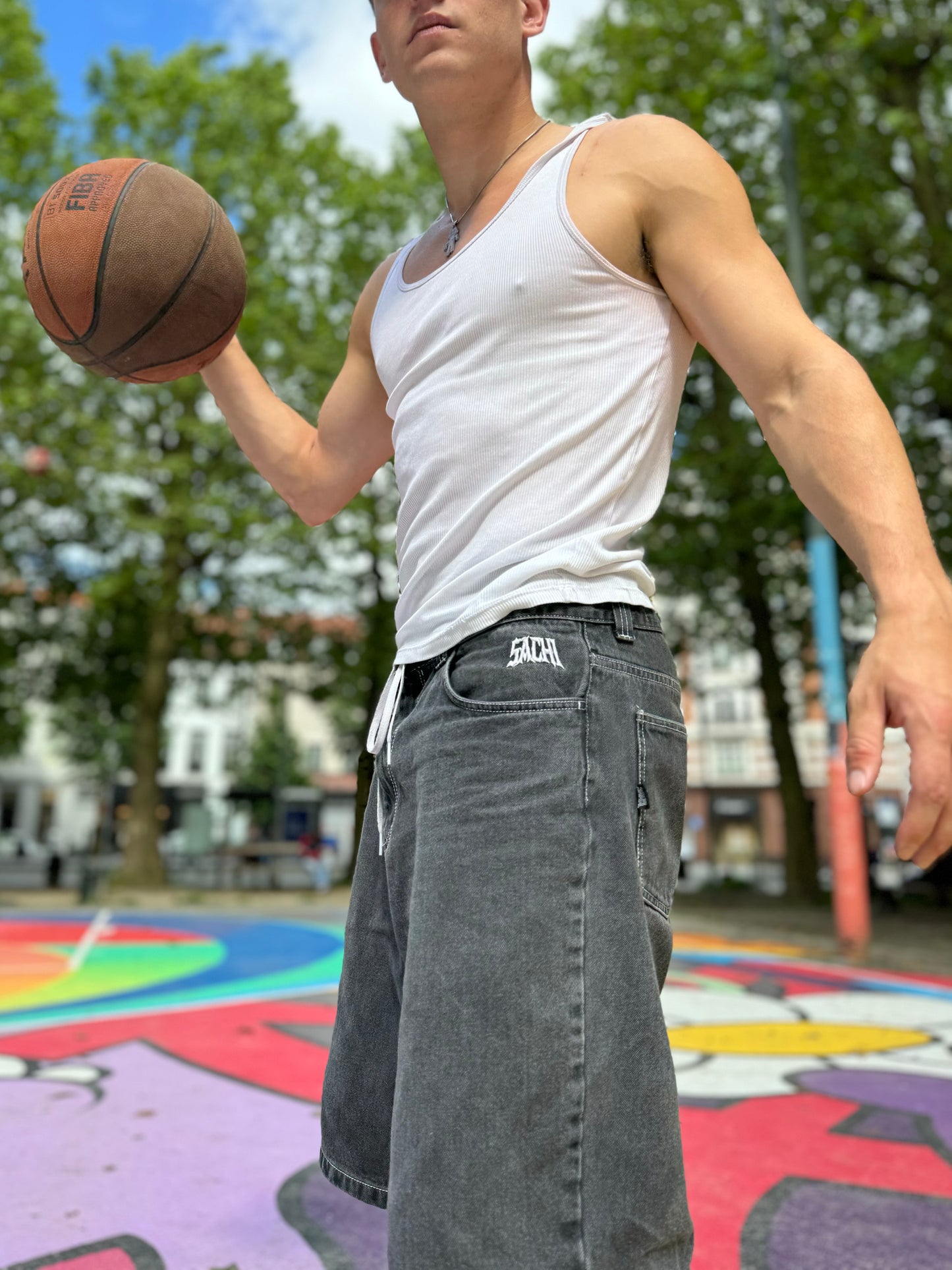 Black Mandarin Jorts