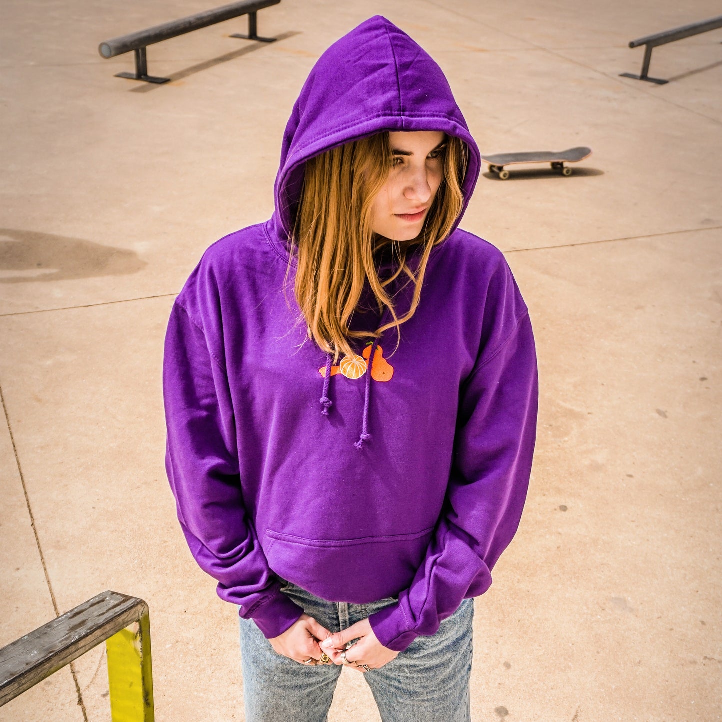 Purple Mandarin Hoodie