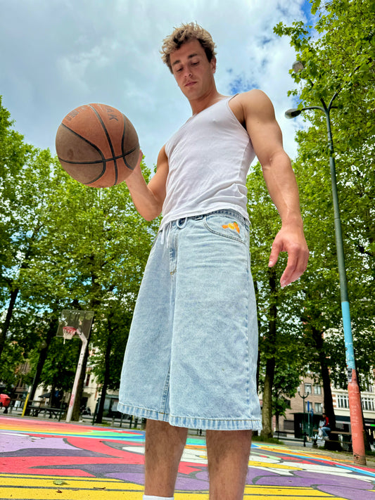 Blue Mandarin Jorts