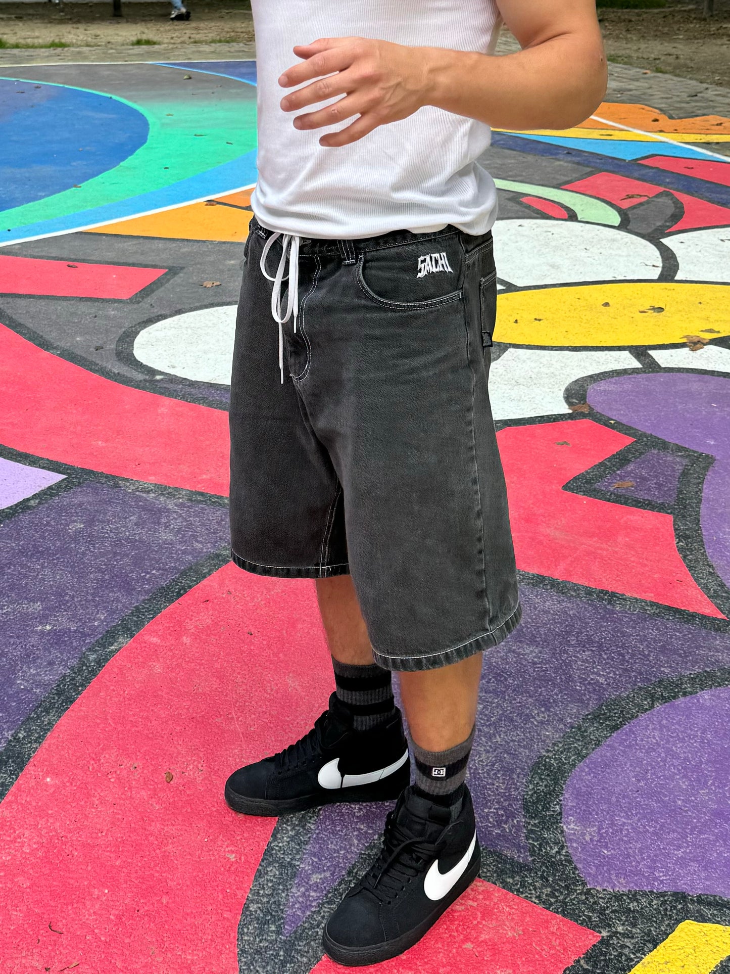 Black Mandarin Jorts