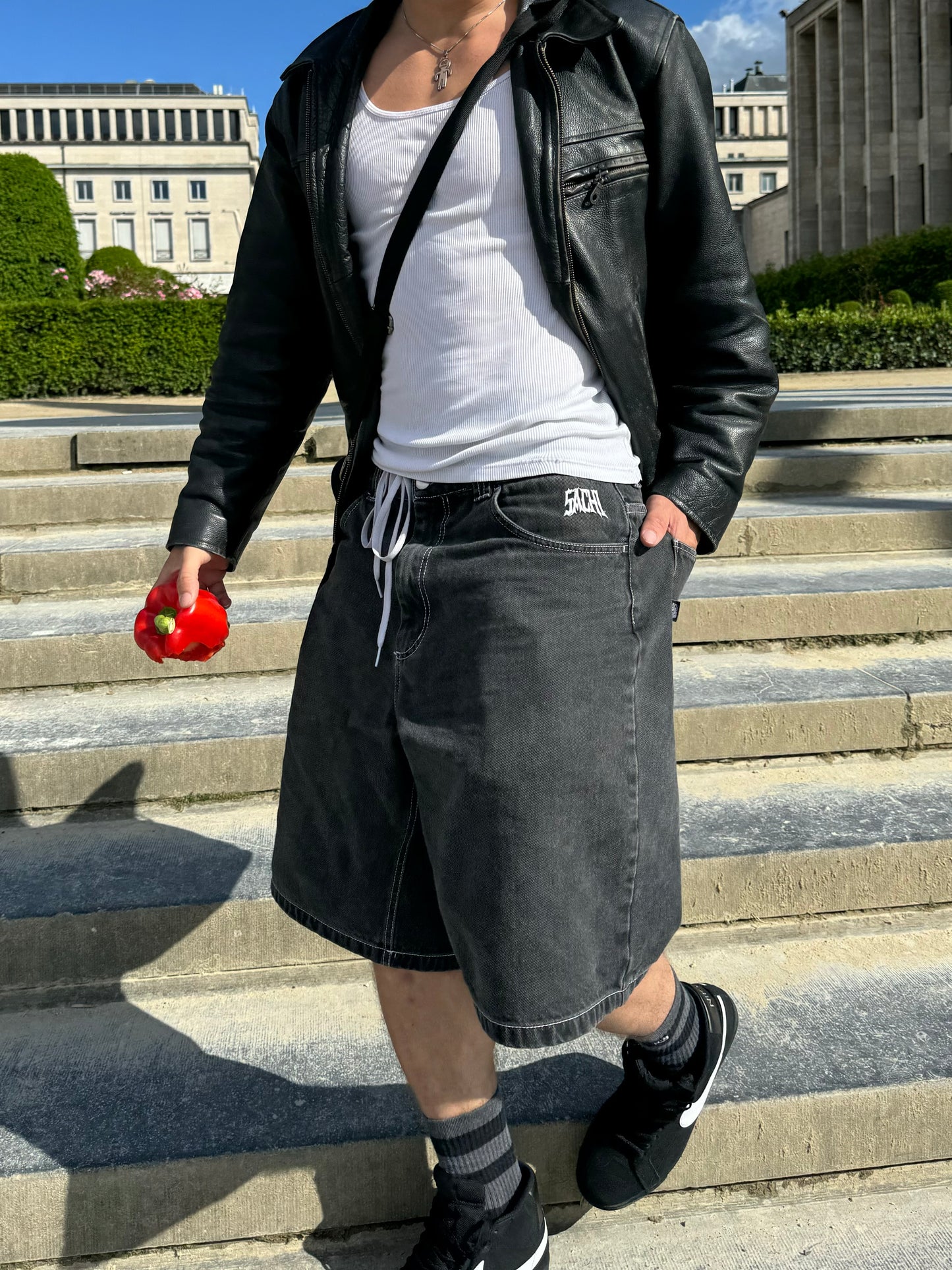 Black Mandarin Jorts