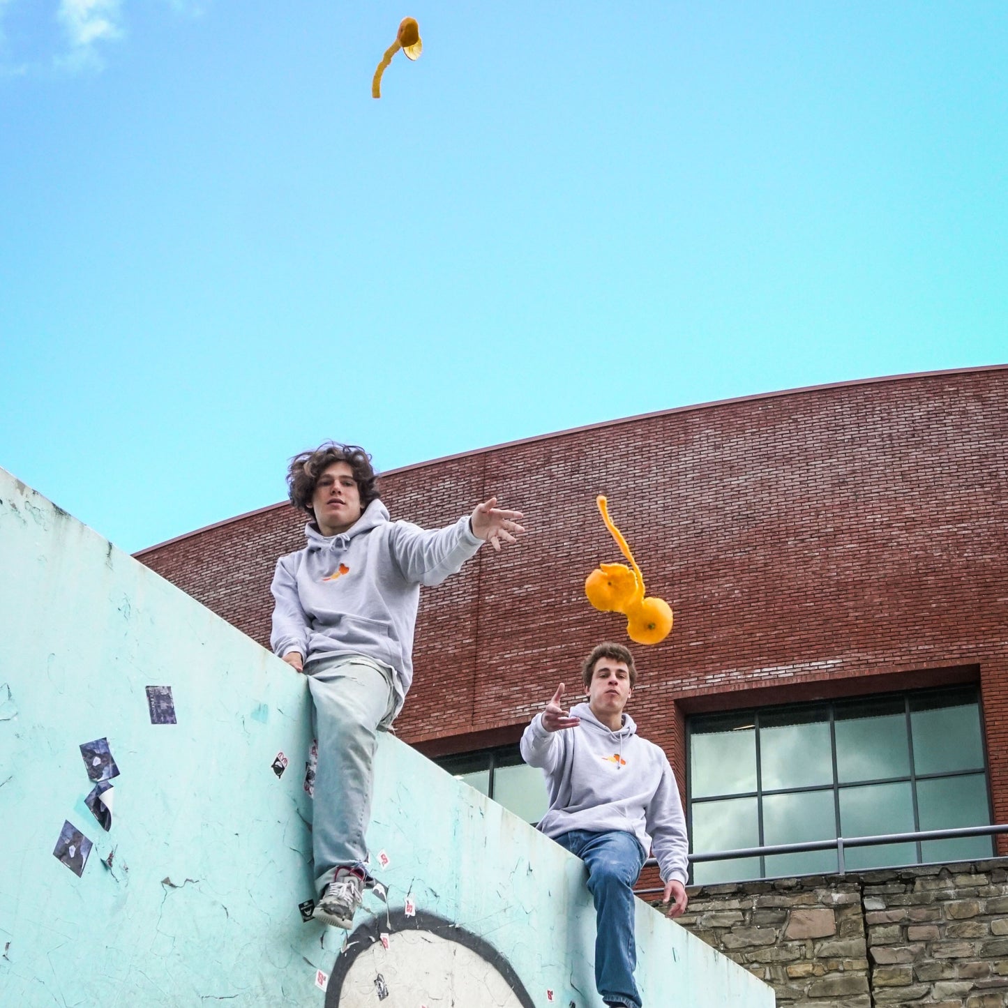 Heather Grey Mandarin Hoodie